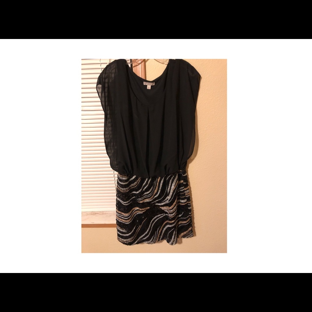 Black & Gold Dress